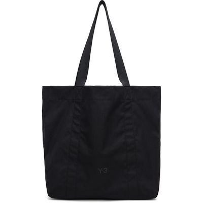 Y-3 Y-3 Black Bonded-Logo Tote
