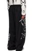 Y-3 Y-3 Black Chito Edition Graphic Wide Wool Trousers - 3