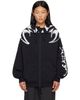 Y-3 Y-3 Black Chito Edition 'Y-3' Graphic Zipper Hoodie - 1