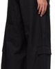 Y-3 Y-3 Black Cropped Straight Leg Cargo Pants - 3
