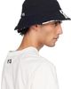 Y-3 Y-3 Black Denim Stripes Bucket Hat - 3
