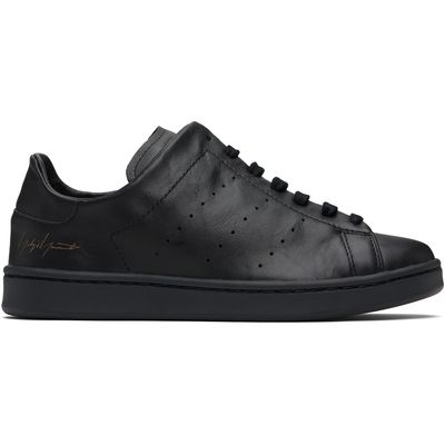 Y-3 Y-3 Black Diagonal Stan Smith Sneakers