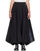 Y-3 Y-3 Black Gradient 3-Stripes Nylon Balloon Midi Skirt - 1