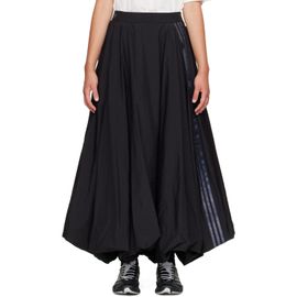 Y-3 Y-3 Black Gradient 3-Stripes Nylon Balloon Midi Skirt