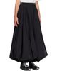 Y-3 Y-3 Black Gradient 3-Stripes Nylon Balloon Midi Skirt - 2
