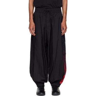 Y-3 Y-3 Black Gradient 3-Stripes Nylon Track Pants