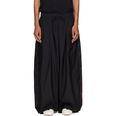 Y-3 Y-3 Black Gradient 3-Stripes Nylon Wide Trousers