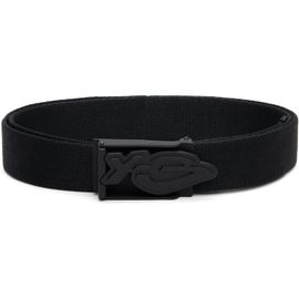 Y-3 Y-3 Black Graphic Logo Belt