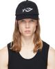 Y-3 Y-3 Black Graphic Logo Cap - 1