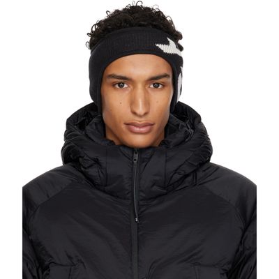 Y-3 Y-3 Black Graphic Logo Headband