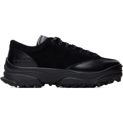 Y-3 Y-3 Black GSG9 Suede Low Sneakers