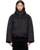 Y-3 Y-3 Black Hooded Puffer Down Jacket - 1