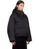 Y-3 Y-3 Black Hooded Puffer Down Jacket - 2