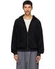 Y-3 Y-3 Black Hooded Reversible Track Jacket - 1