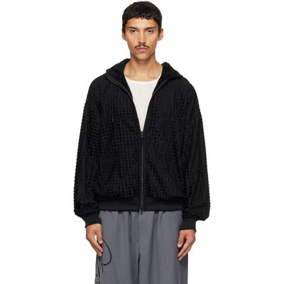 Y-3 Y-3 Black Hooded Reversible Track Jacket