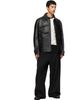 Y-3 Y-3 Black Leather Blouson Jacket - 4