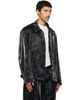 Y-3 Y-3 Black Marble Nylon Blouson Jacket - 2