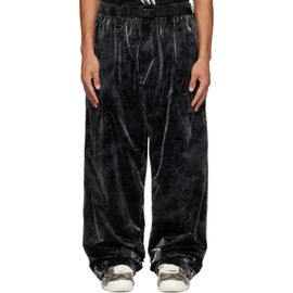 Y-3 Y-3 Black Marble Nylon Tapered Cargo Pants