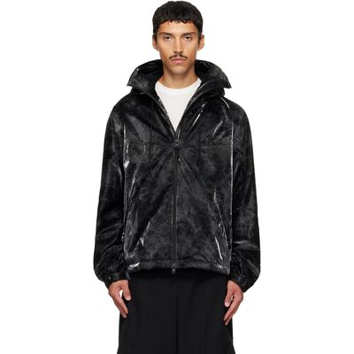 Y-3 Y-3 Black Marble Nylon Windbreaker Jacket