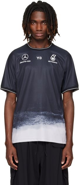 Y-3 Y-3 Black Mercedes-AMG F1 Edition Mechanics Jersey T-shirt