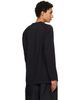 Y-3 Y-3 Black Oversized Gradient Stripes Long Sleeve T-shirt - 3