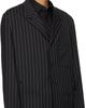 Y-3 Y-3 Black Pinstripe Refined Wool Chore Blazer - 2