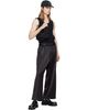 Y-3 Y-3 Black Satin Gradient 3-Stripes Track Pants - 4