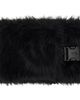 Y-3 Y-3 Black Shag-Knit Neck Warmer - 1