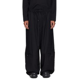 Y-3 Y-3 Black Sport Uniform Adaptive Length Cargo Pants