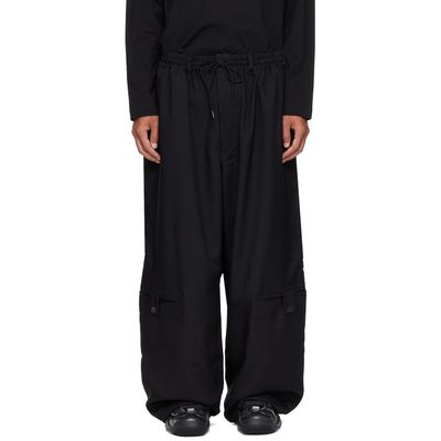 Y-3 Y-3 Black Sport Uniform Adaptive Length Cargo Pants