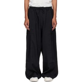 Y-3 Y-3 Black Sport Uniform Box Pleated Trousers