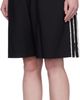 Y-3 Y-3 Black Sport Uniform Raw Cut 3 Stripes Shorts - 4