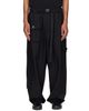 Y-3 Y-3 Black Sport Uniform Tapered Cargo Pants - 1