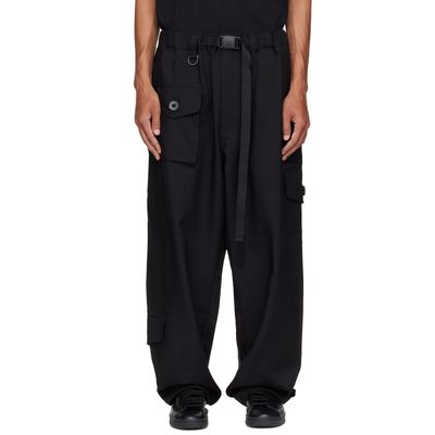 Y-3 Y-3 Black Sport Uniform Tapered Cargo Pants