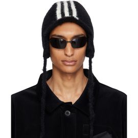 Y-3 Y-3 Black Stripes Bonnet Beanie