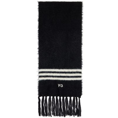 Y-3 Y-3 Black Stripes Scarf