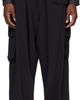 Y-3 Y-3 Black UT Straight Cargo Pants - 1