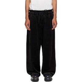 Y-3 Y-3 Black Velvet Corduory Track Pants