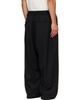 Y-3 Y-3 Black Wool Straight Leg Trousers - 3