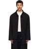 Y-3 Y-3 Black Wool Tailored Blouson Jacket - 1