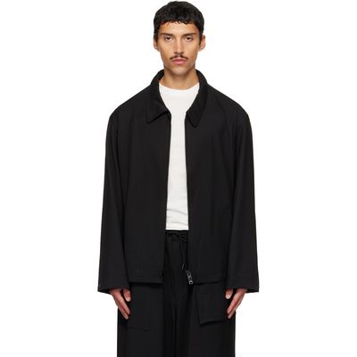 Y-3 Y-3 Black Wool Tailored Blouson Jacket