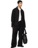 Y-3 Y-3 Black Wool Wide Cargo Pants - 4