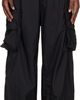 Y-3 Y-3 Black 'Y-3' Nylon Wired 3 Stripes Cargo Pants - 1