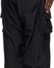 Y-3 Y-3 Black 'Y-3' Nylon Wired 3 Stripes Cargo Pants - 3