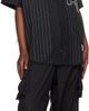 Y-3 Y-3 Black 'Y-3' Nylon Wired 3 Stripes Cargo Pants - 4