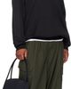 Y-3 Y-3 Black 'Y-3' Padded Handbag - 4