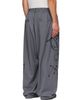 Y-3 Y-3 Gray Chito Edition Graphic Wide Wool Trousers - 3