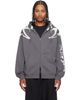 Y-3 Y-3 Gray Chito Edition Graphic Zipper Hoodie - 1