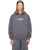 Y-3 Y-3 Gray French Terry Liquid Logo Hoodie - 1