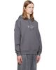 Y-3 Y-3 Gray French Terry Liquid Logo Hoodie - 2